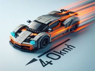 Lego McLaren P1 in scala reale raggiunge quasi i 40 km/h