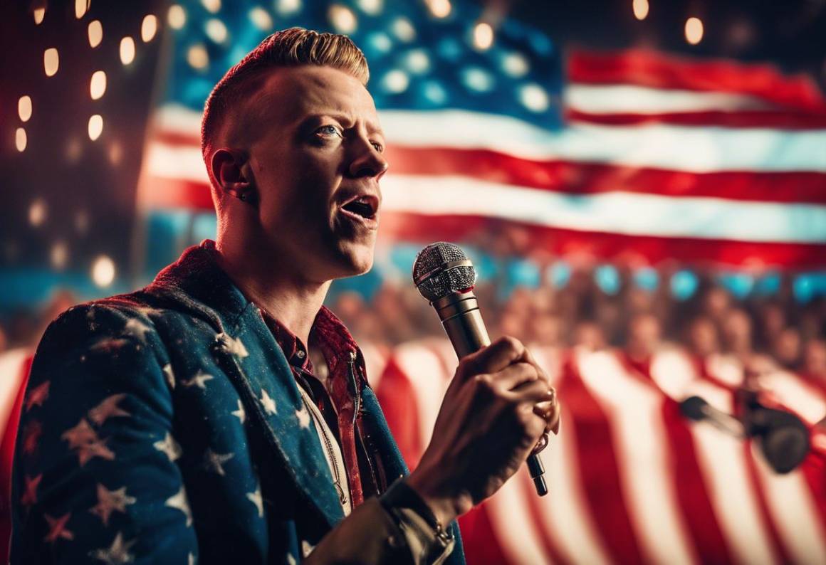 Macklemore e il controverso "f-ck America" al Neon City Festival e le scuse