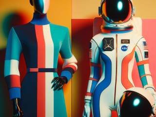 Moda spaziale di Pierre Cardin per astronauti dell'ESA