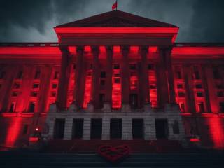 Senato illuminato di rosso per la Giornata mondiale del cuore 2023