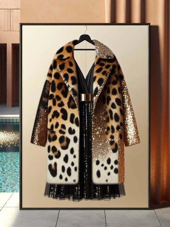 Vanessa Incontrada sfoggia cappotto leopardato, must-have per l'autunno 2024