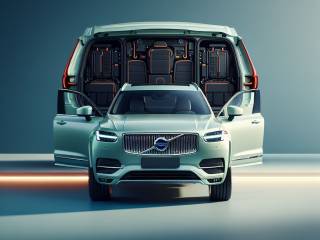 Volvo XC90 2025 ibrida benzina con sicurezza all'avanguardia