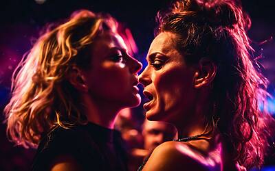 Alba Parietti difende Bruganelli e si scaglia contro Lucarelli senza paura