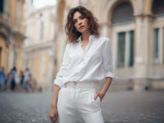 Arisa sorprende ad Amici con un look total white e nuove tendenze stilistiche