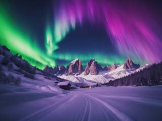 Aurora boreale in Italia: meravigliose immagini dello spettacolo di luci nel cielo