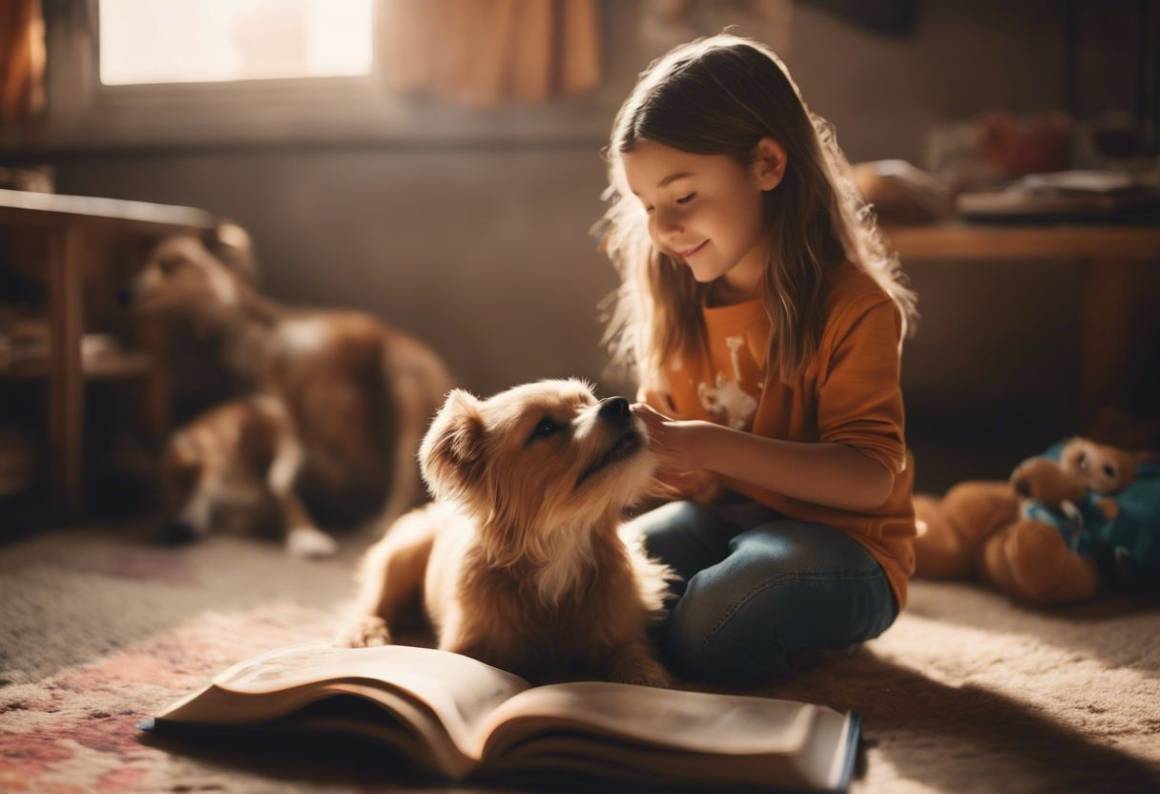 Bambini leggono libri illustrati ai cani abbandonati: una dolce connessione umana