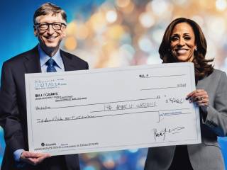 Bill Gates sostiene Kamala Harris con una donazione di 50 milioni di dollari