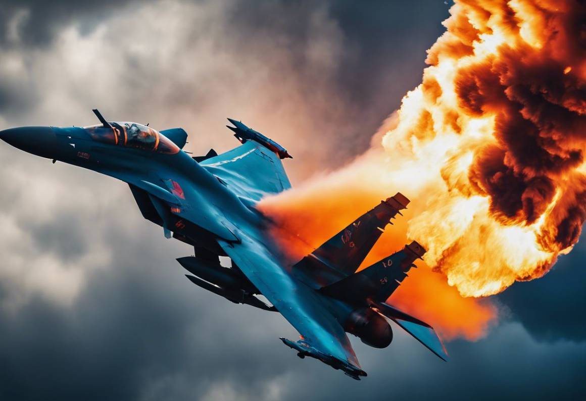 Caccia Sukhoi Su-34 abbattuto: mistero sull'operazione con l'F-16 di Kiev