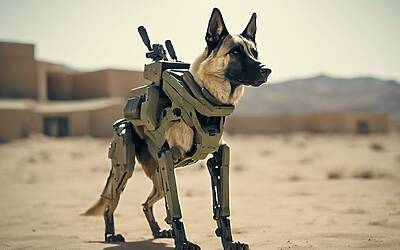 Cani robot armati dell'esercito USA: innovazioni tecnologiche nel Medio Oriente