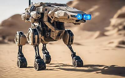 Cani robot armati dell'esercito USA usati per test in Medio Oriente