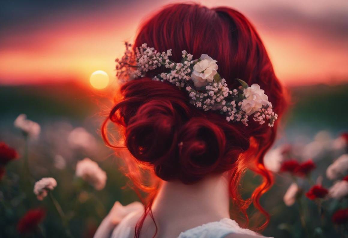 Capelli rosso scuro: esplora l'arte e il fascino del colore profondo