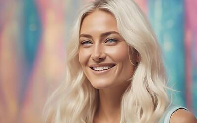 Chanel Totti riporta in auge i capelli lunghi e biondi nel suo stile