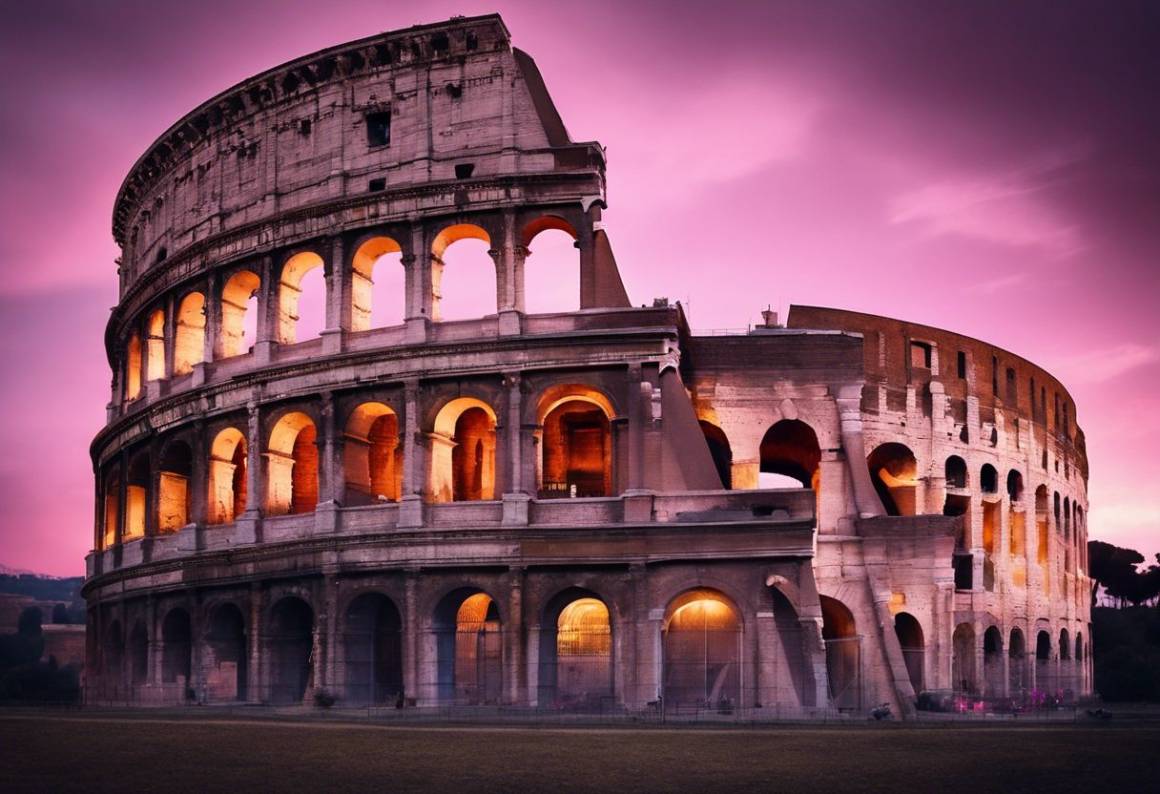 Colosseo in rosa per sensibilizzare sul tumore al seno a Roma