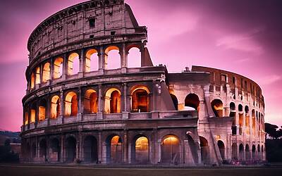 Colosseo in rosa per sensibilizzare sul tumore al seno a Roma