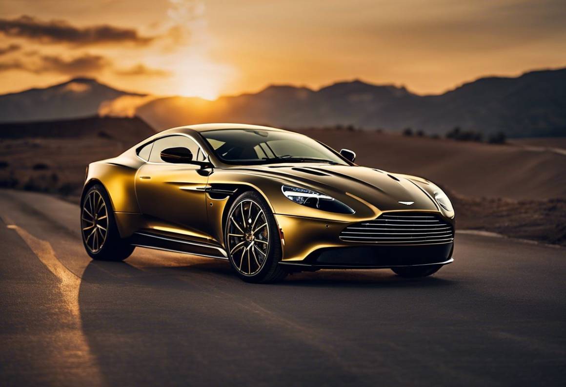 DB12 Goldfinger Edition di Aston Martin: l'auto perfetta per il tuo 007 personale