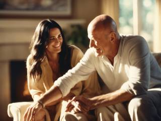Demi Moore svela la bellezza del legame con Bruce Willis nonostante la malattia