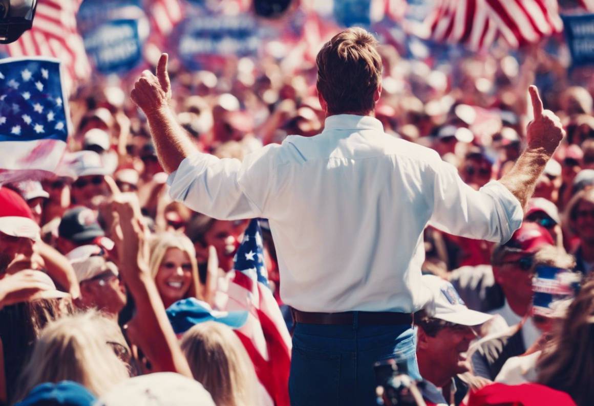 Dennis Quaid sostiene Trump al comizio elettorale in California - Elezioni Usa