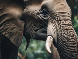 Elefanti: rivelati i segreti delle pieghe delle loro proboscidi