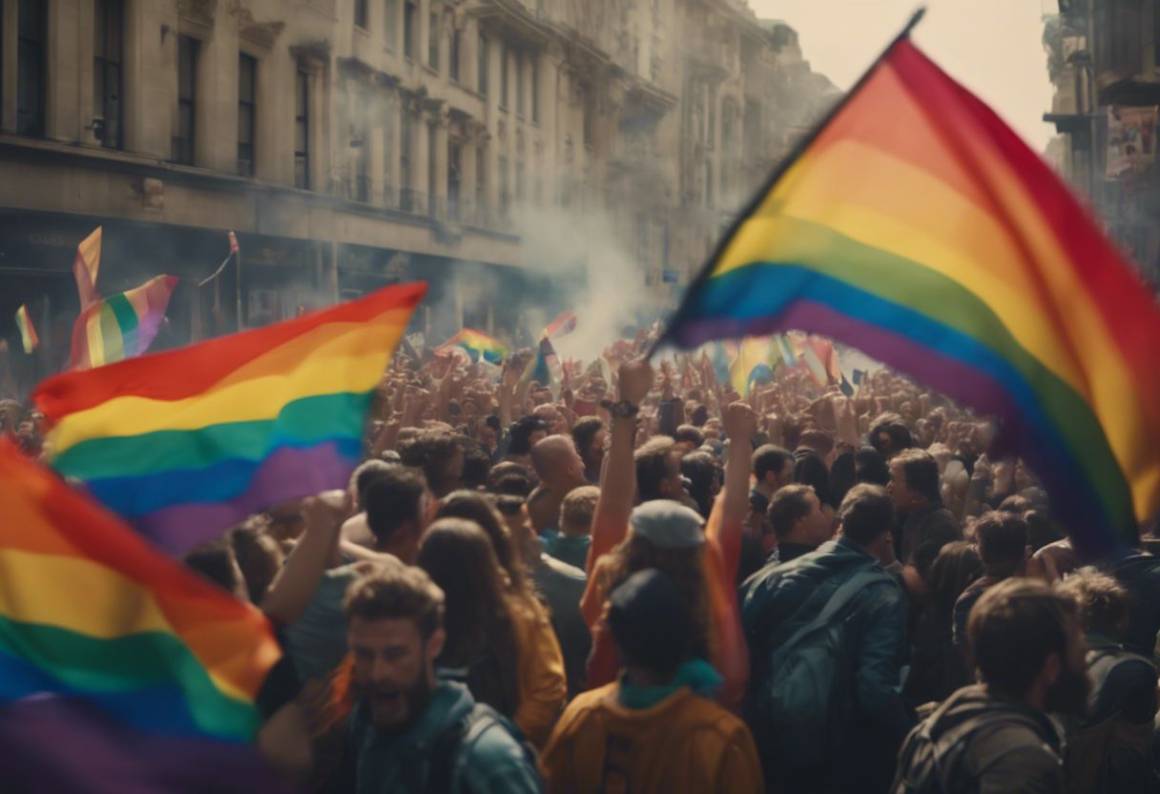 Femministe e gay sotto attacco: il paradosso rivelato nel corteo pro Pal