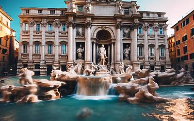 Fontana di Trevi: ingressi limitati con pannelli trasparenti per la sicurezza