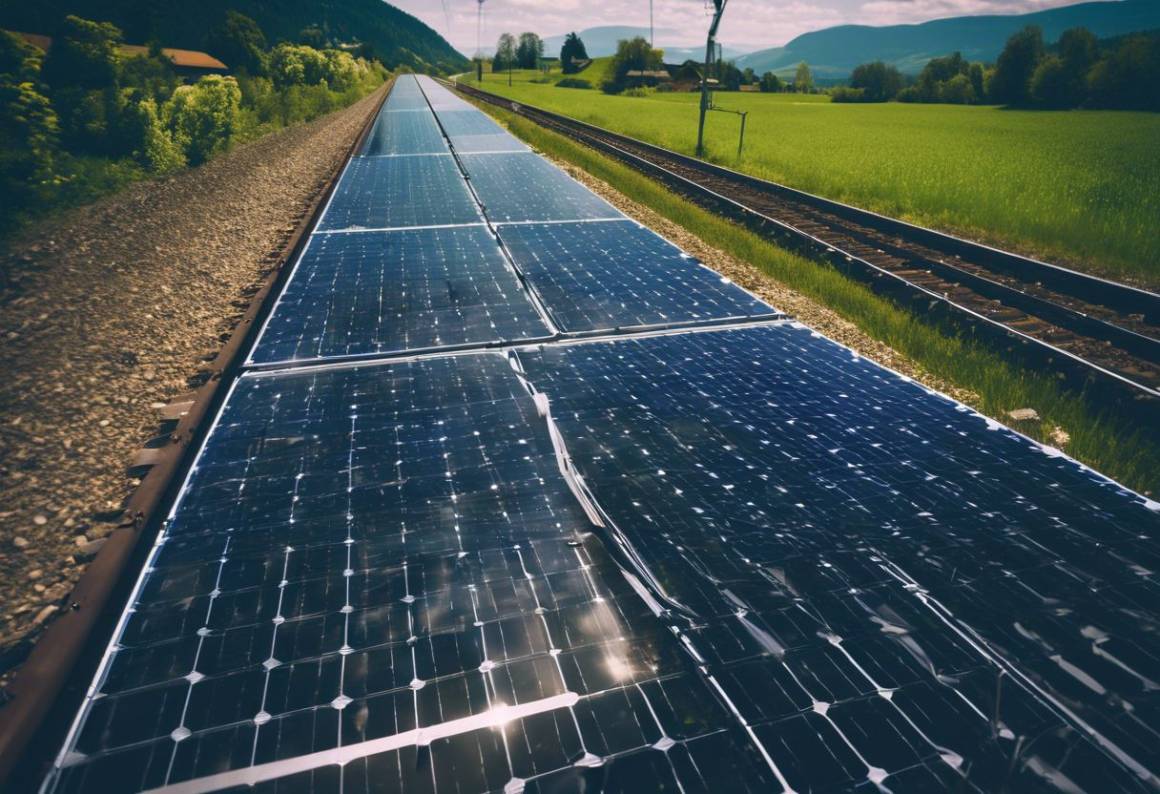 Fotovoltaico in Svizzera: progetto pilota tra i binari delle ferrovie avviato