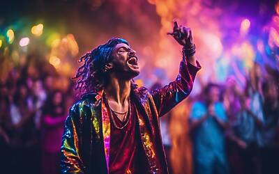 Ghali in tour a Milano con uno spettacolo colorato e ispiratore di coraggio