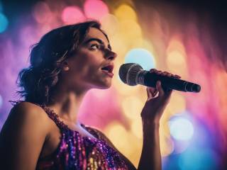 Giulia Penna incanta con l'imitazione sexy di Elodie e conquista Malgioglio