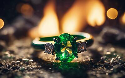 Il fuoco verde di Titty: la magia dell'anello lanciato tra le fiamme
