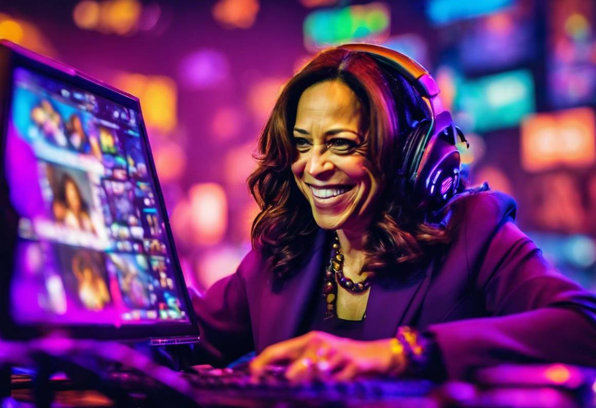 Kamala Harris trasmette in diretta su Twitch mentre gioca a WoW