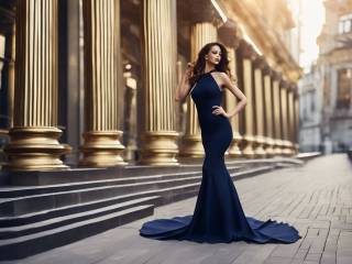 Kasia Smutniak svela il suo look da sirena con giacca e capelli bagnati