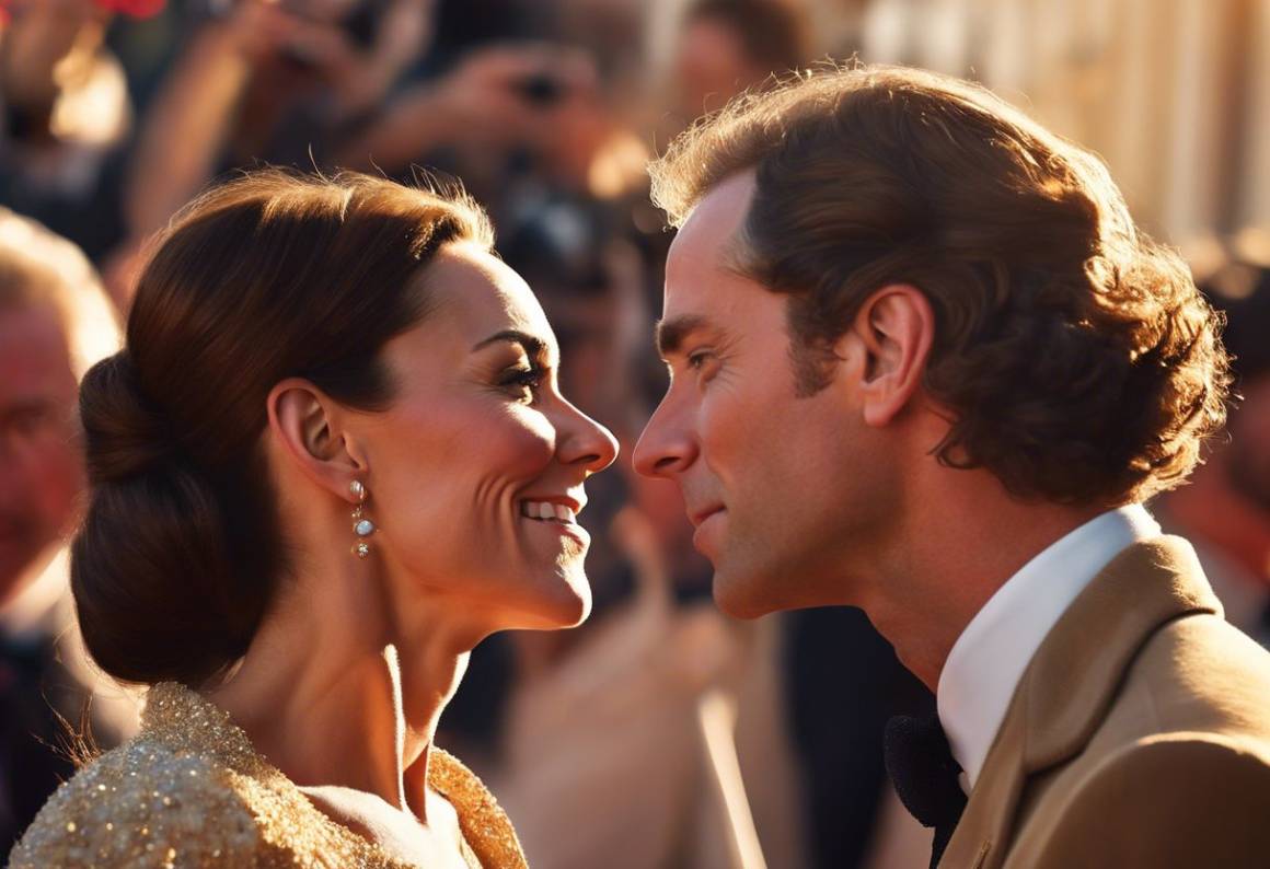 Kate Middleton fa discutere per il bacio imperdibile e inaspettato in pubblico