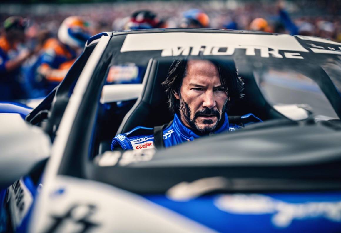 Keanu Reeves sorprende tutti con la sua nuova carriera da pilota automobilistico