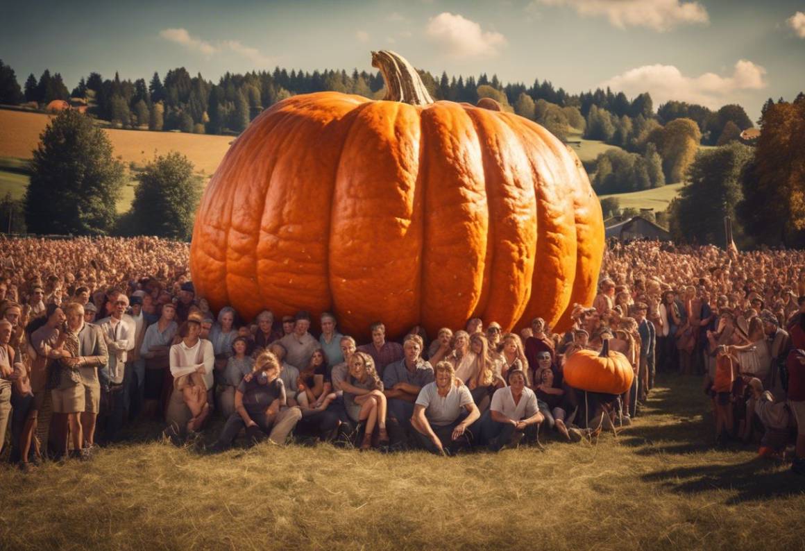 La zucca più pesante della Svizzera supera i 700 chilogrammi