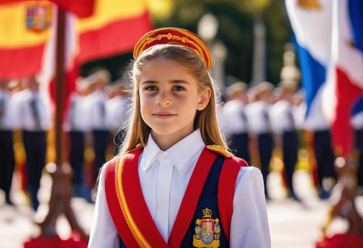 Leonor di Spagna brilla in divisa alla Festa nazionale: un momento storico