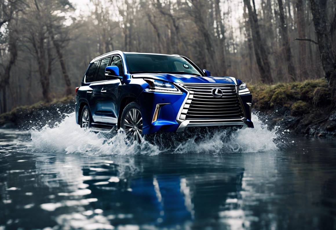 Lexus LX presenta un motore ibrido impermeabile per performance eccezionali