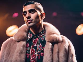 Mahmood stupisce il pubblico con il suo nuovo look capelli lisci.