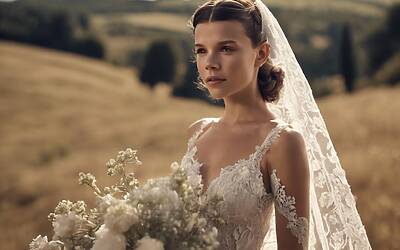 Matrimonio di Millie Bobby Brown: scopri 4 abiti da sposa sorprendenti