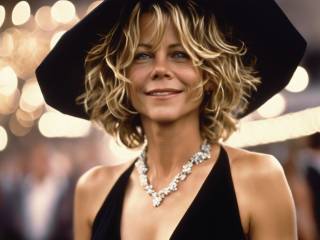 Meg Ryan incanta al gala dell’Academy Museum con il suo stile radioso