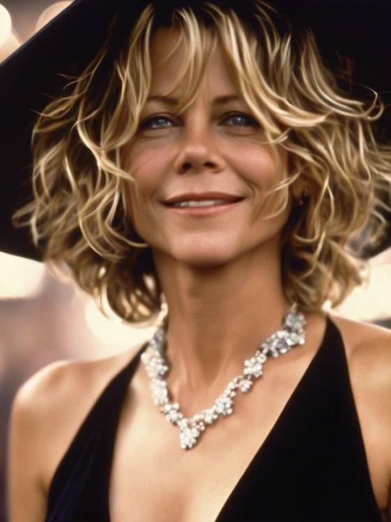 Meg Ryan incanta al gala dell’Academy Museum con il suo stile radioso