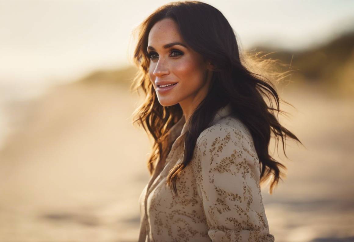 Meghan Markle incanta con il suo stile boho beach tra onde di bellezza