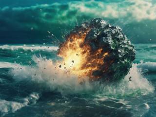 Meteorite gigante: possibile origine della vita sulla Terra 3 miliardi di anni fa