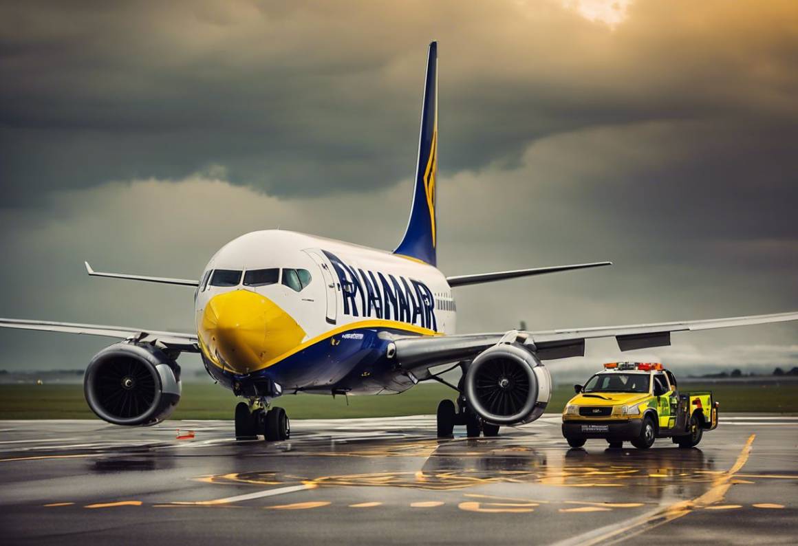 Pneumatico aereo scoppiato ad Orio, aeroporto chiuso per emergenza di atterraggio