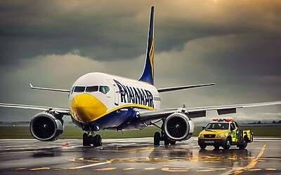 Pneumatico aereo scoppiato ad Orio, aeroporto chiuso per emergenza di atterraggio