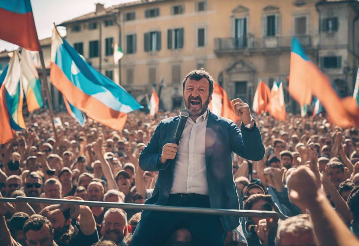 Pontida 2024: unità e determinazione tra Salvini e Vannacci per la cittadinanza