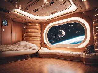 Prima stazione spaziale commerciale: un lusso senza precedenti nell'universo.