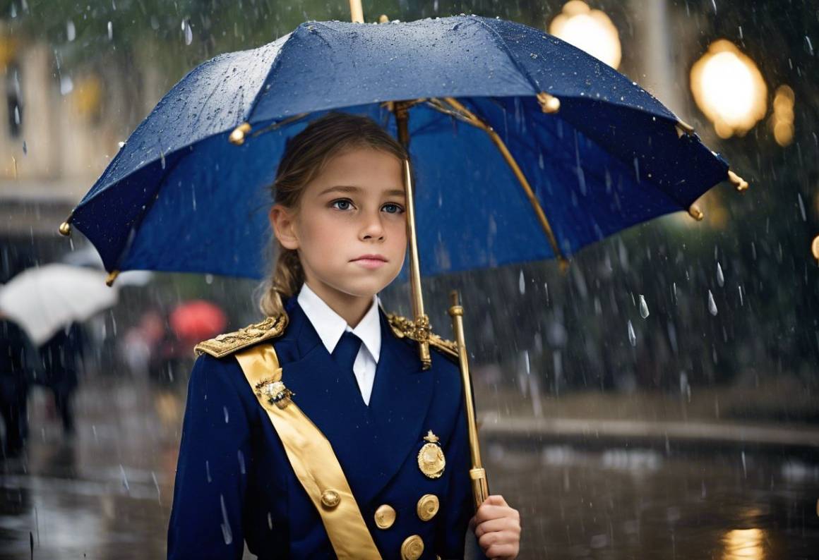 Principessa Leonor sfoggia la sua prima uniforme di gala alla Festa Nazionale