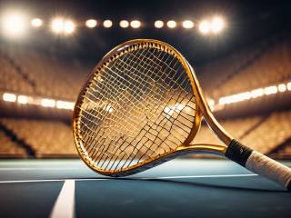 Racchetta d’oro massiccio di Nadal: scopri il valore straordinario al Six Kings Slam