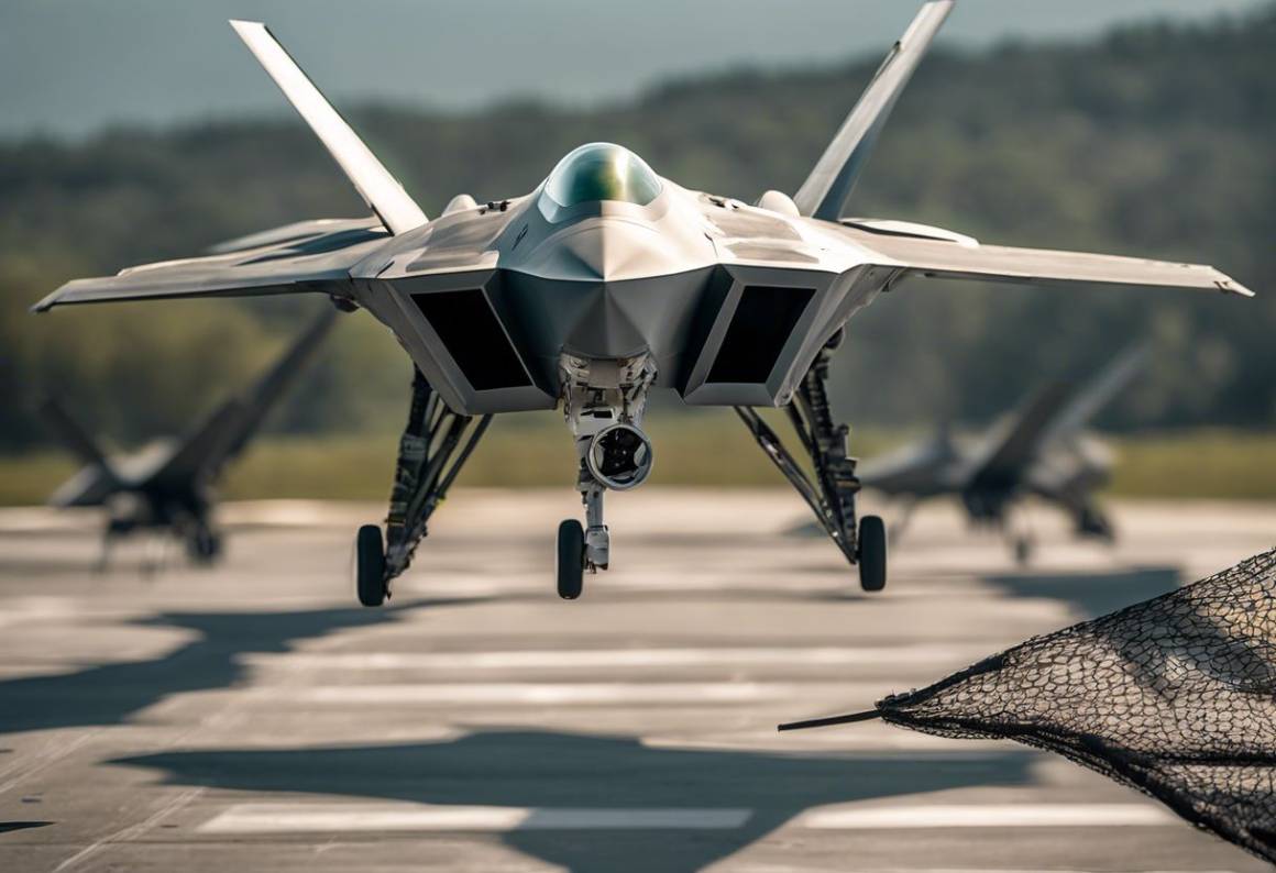 Reti anti-drone proteggono i caccia F-22 nelle basi militari americane