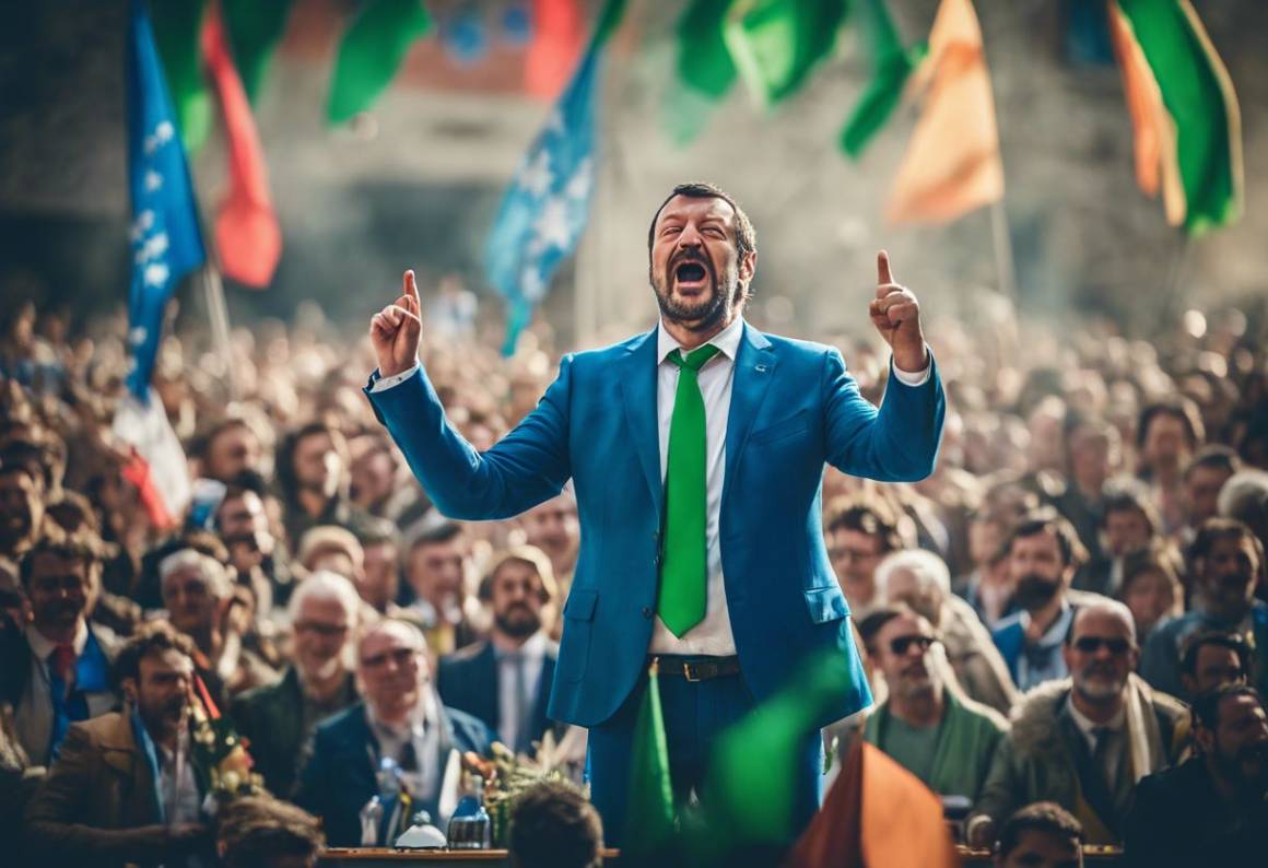 Salvini a Pontida: Combattere l'estremismo islamico e tassare i banchieri