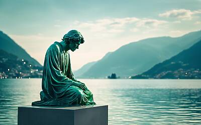 Satoshi Nakamoto: inaugurata a Lugano la statua al Plan B Forum